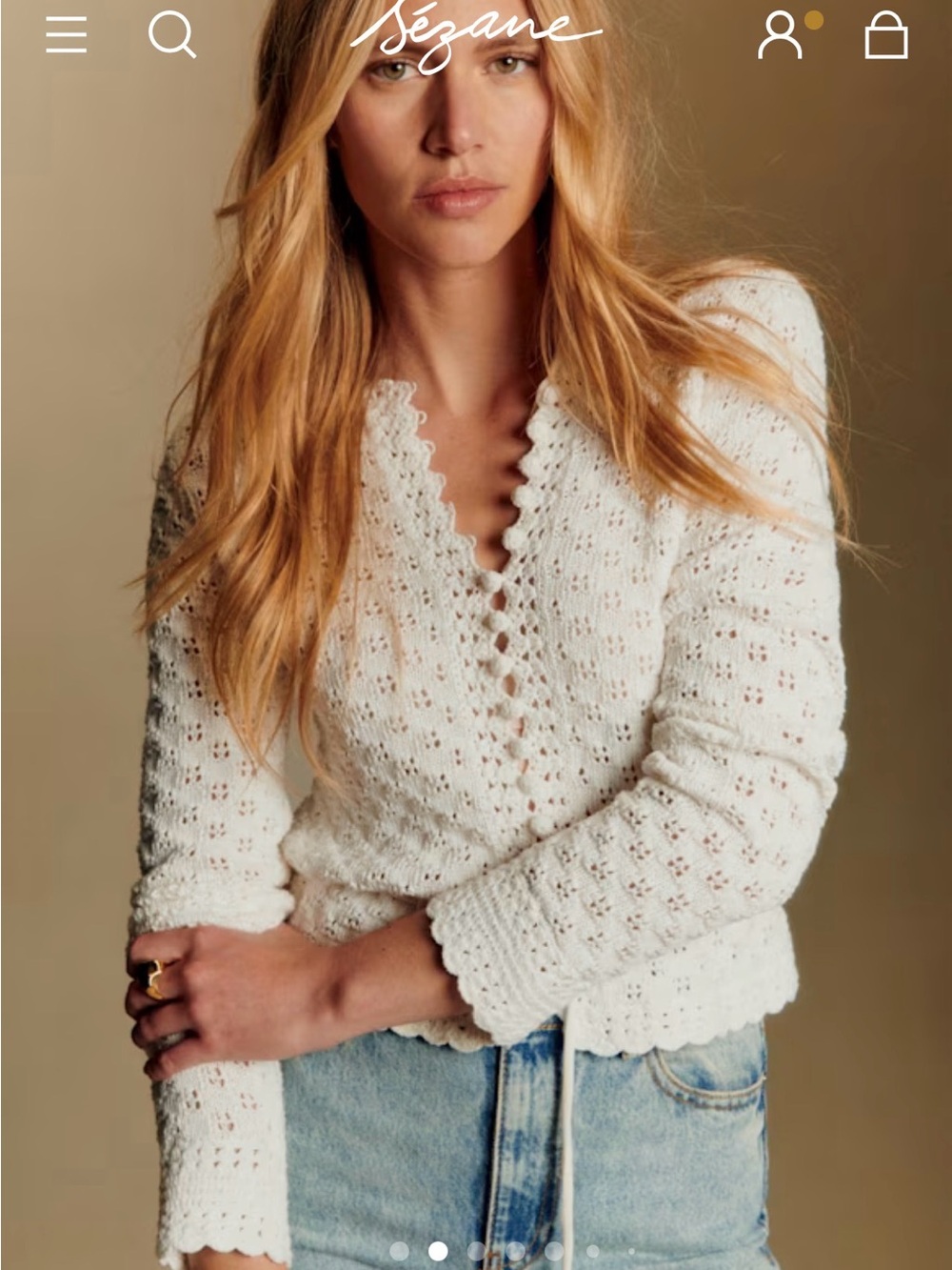Sézane MARTIE CARDIGAN - Picture 2 of 5